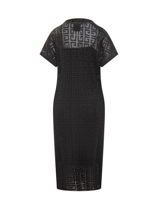  지방시 미디 원피스 BW21TE4ZD6 001 BLACK - GIVENCHY