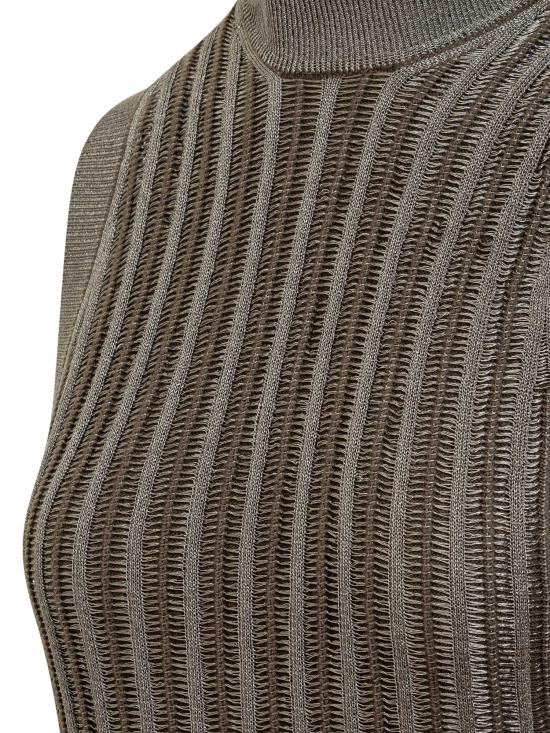 24FW 톰포드 미디 원피스 ACK527YAX749 FG181 METALLIC OLIVE - TOMFORD