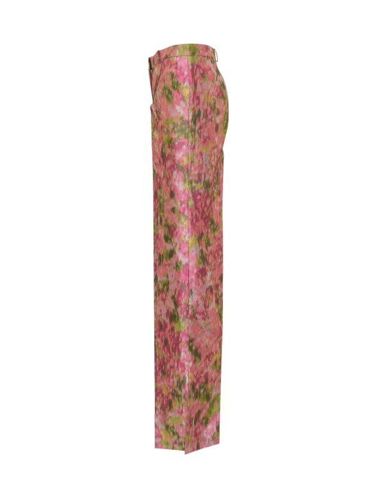  델 코어 스트레이트 팬츠 S2PP001112T0596 B3071 PINK GREEN - DEL CORE