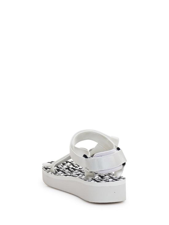  팜앤젤스 샌들 PMIH011S24MAT001 0110 WHITE BLACK - PALM ANGELS