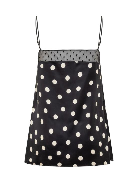  스텔라 맥카트니 민소매 티셔츠 6T01953DU350 1028 BLACK CREAM - STELLA MCCARTNEY