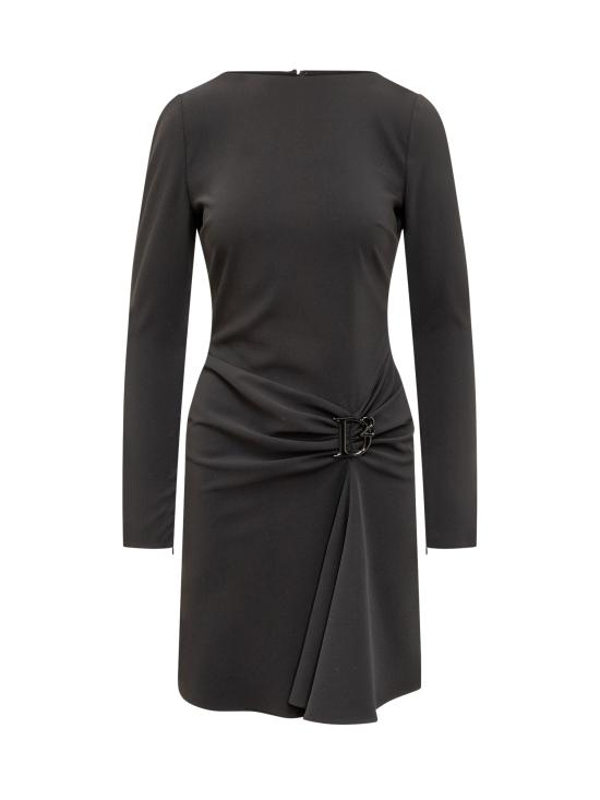  디스퀘어드2 미디 원피스 S75CV0726S60581 900 BLACK