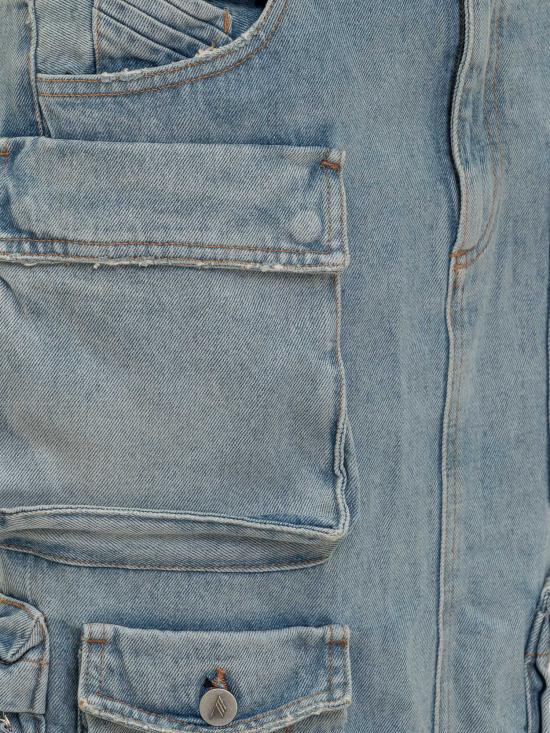  디 아티코 데님 스커트 241WCS189D073 024 SKY BLUE - THE ATTICO