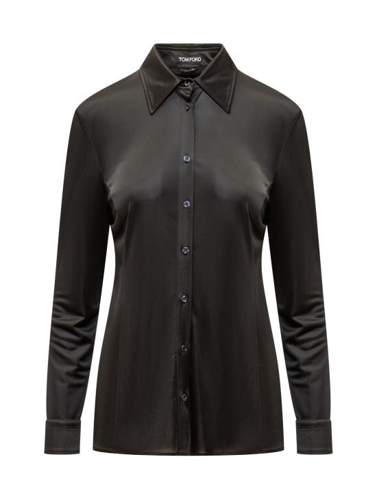 24FW 톰포드 블라우스 CAJ032JEX105 LB999 BLACK