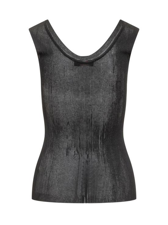  주카 민소매 티셔츠 J3911012123 003 NERO - JUCCA