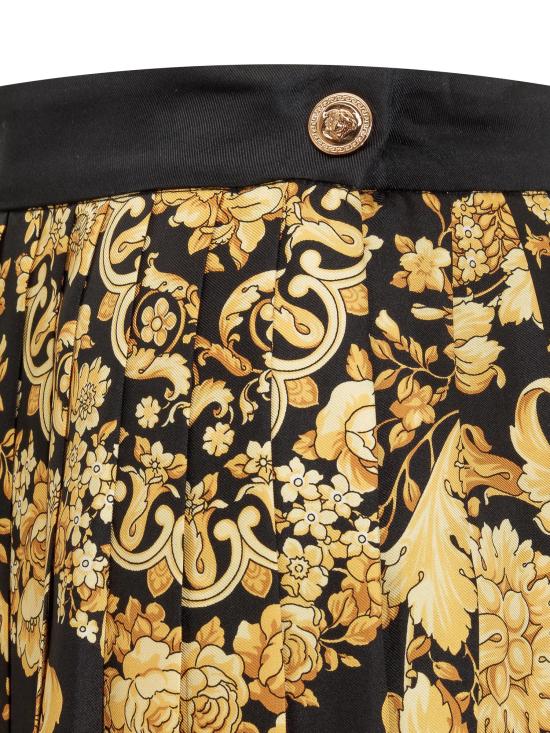  베르사체 숏 스커트 10008291A04236 5B000 NERO ORO - VERSACE