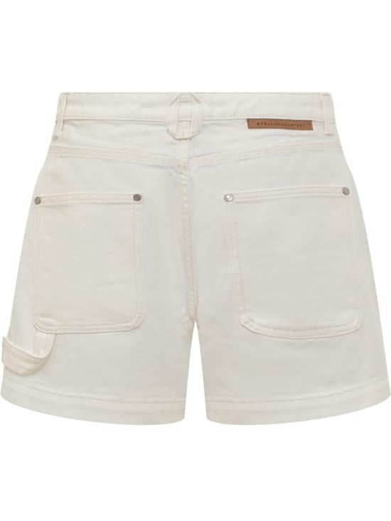  스텔라 맥카트니 숏팬츠 6D02503SPH57 9067 WHITE ECRU WASH - STELLA MCCARTNEY