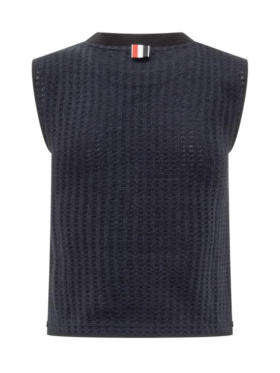  톰브라운 민소매 티셔츠 FJV022AJ0133 415 NAVY - THOM BROWNE