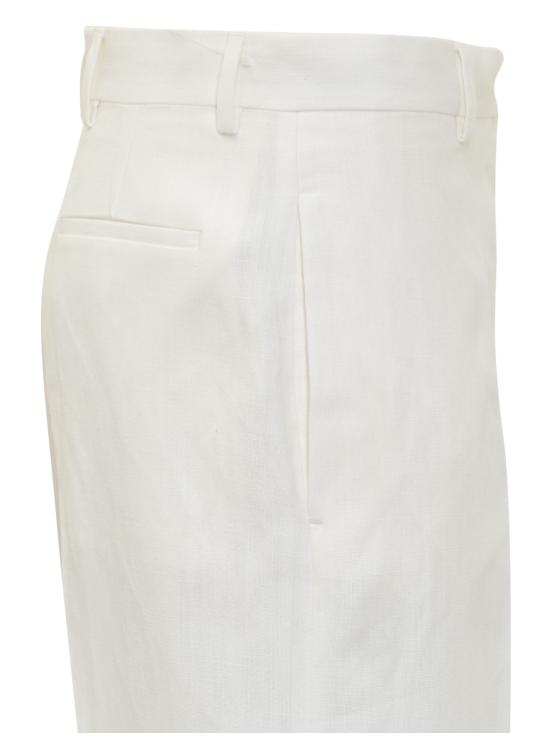  살바토레 페라가모 스트레이트 팬츠 13E908 773765 WHITE - SALVATORE FERRAGAMO