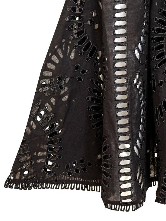  챠로 루이즈 이비자 스트레이트 팬츠 243502 BLACKSAMOA BLACK SAMOA - CHARO RUIZ IBIZA