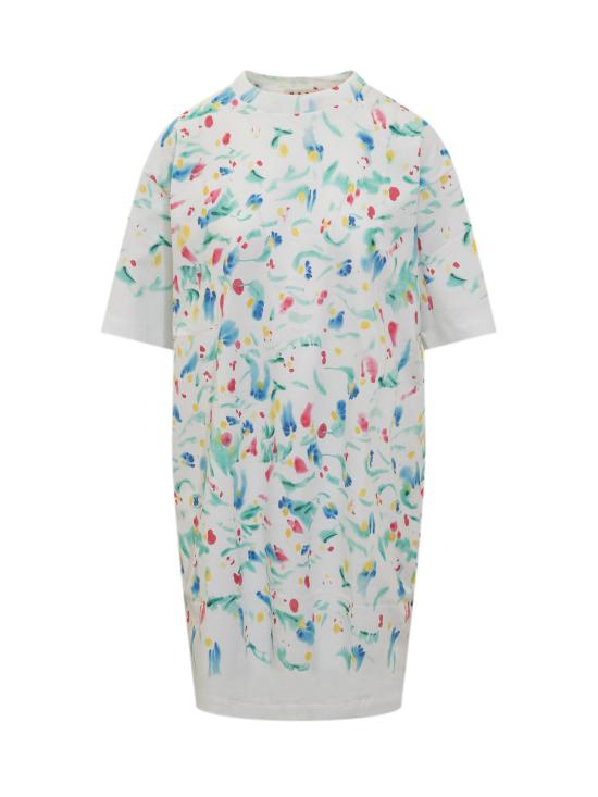  마르니 미디 원피스 ABJE1203PXUSS010 SPW01 LILY WHITE