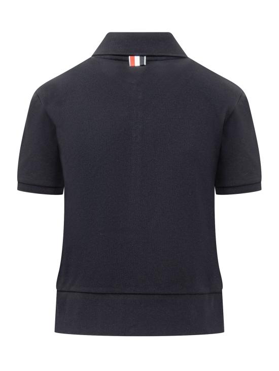24FW 톰브라운 폴로 티셔츠 FJP096E00050 415 NAVY - THOM BROWNE