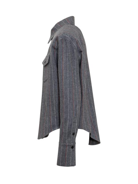  더 마네이 셔츠 W22TMCAMPOSHIRT GREY - THE MANNEI