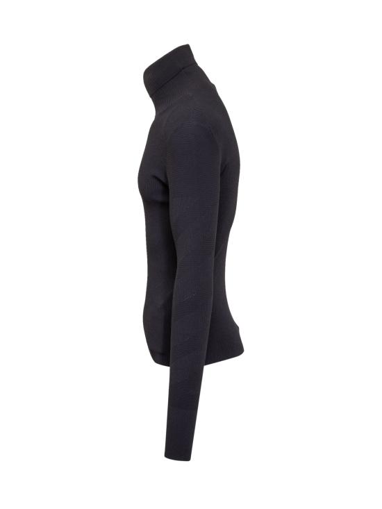  오프화이트 터틀넥 OMHF047F23KNI001 4769 SIERRA LEONE DARK - OFF WHITE