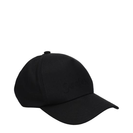 25FW 생로랑 개버딘 로고 자수 볼캡 7780633YP191000