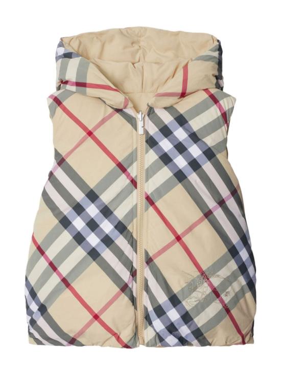 24FW [키즈] 버버리 베스트 8092515 A2205 PALE STONE IP CHECK