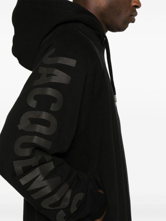 24FW 자크뮈스 후드 티셔츠 24E245JS234 2341 990 BLACK - JACQUEMUS