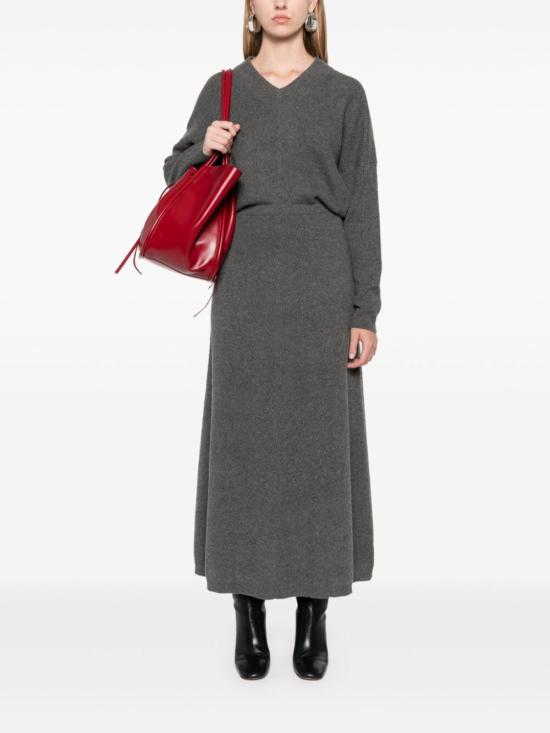 24FW 브루넬로 쿠치넬리 롱 원피스 M12192A92 C079 IRON - BRUNELLO CUCINELLI