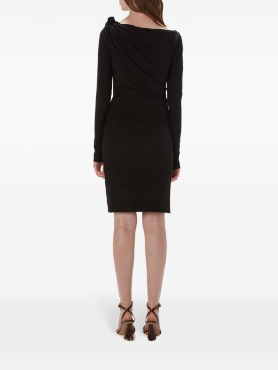 24FW JW앤더슨 미디 원피스 DR0446 PG1573 999 BLACK - JW ANDERSON