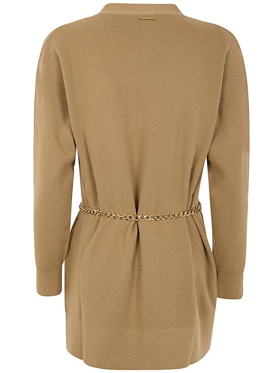  마이클 코어스 가디건 MF360O24VR 211 DARK CAMEL - MICHAEL KORS