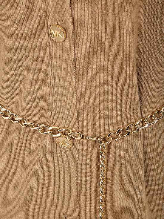  마이클 코어스 가디건 MF360O24VR 211 DARK CAMEL - MICHAEL KORS