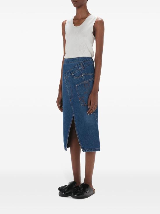  JW앤더슨 데님 스커트 DK0023 PG1164 804 LIGHT BLUE - JW ANDERSON