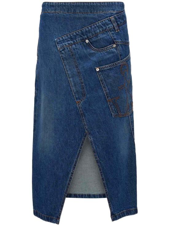  JW앤더슨 데님 스커트 DK0023 PG1164 804 LIGHT BLUE - JW ANDERSON
