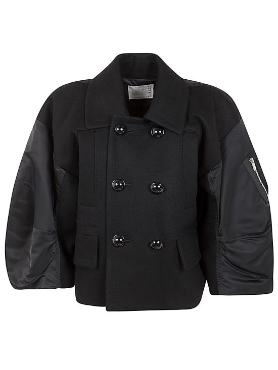 24FW 사카이 자켓 24 07330 001 BLACK