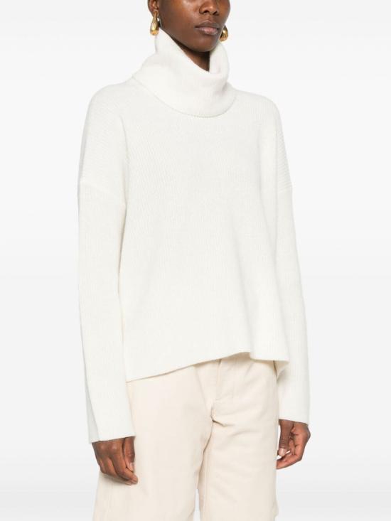 24FW 파비아나 필리피 터틀넥 MAD214F058 I916 0142 WHITE - FABIANA FILIPPI