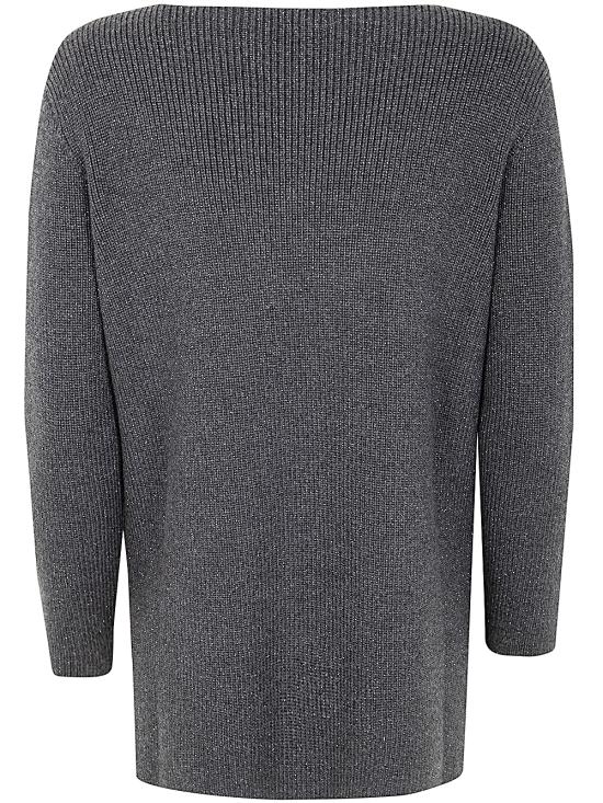  파비아나 필리피 루렉스 긴팔 스웨터 MAD214F073 I962 8186 ANTHRACITE - FABIANA FILIPPI