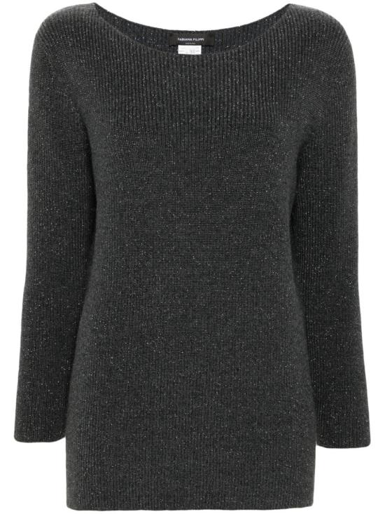 파비아나 필리피 루렉스 긴팔 스웨터 MAD214F073 I962 8186 ANTHRACITE - FABIANA FILIPPI