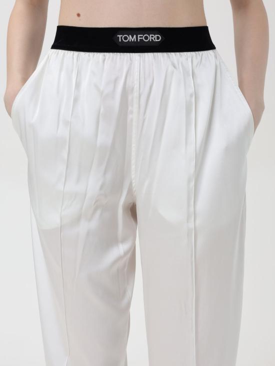 24FW 톰포드 스트레이트 팬츠 PAW397FAX881 AW013 Beige - TOMFORD