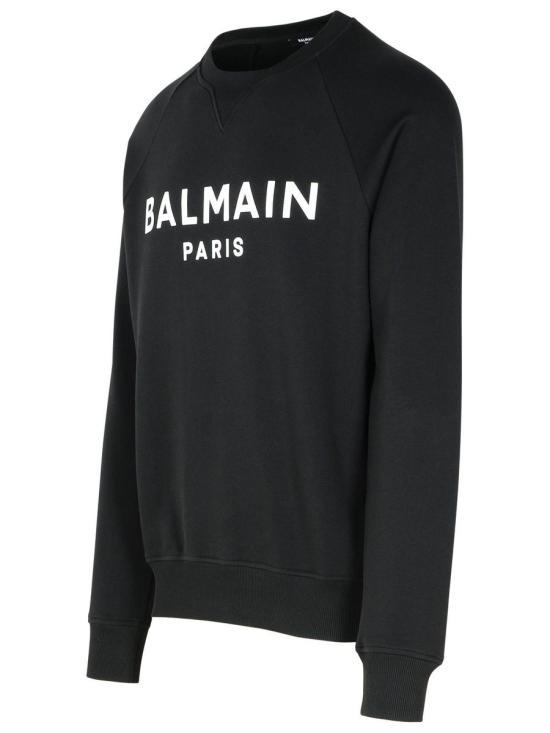 25FW 발망 긴팔 티셔츠 DH1JQ005BB65EAB Black - BALMAIN