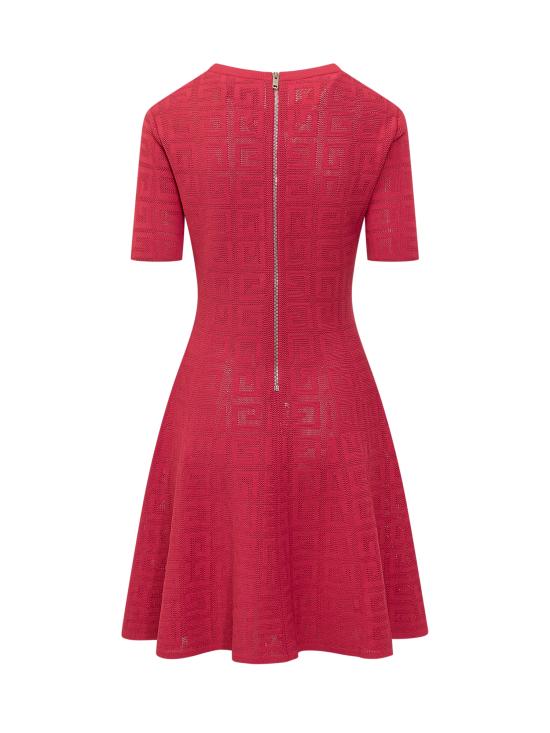 24FW 지방시 숏 원피스 BW21DJ4ZA4 621 RASPBERRY - GIVENCHY