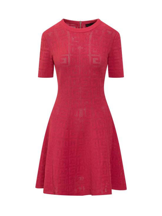 24FW 지방시 숏 원피스 BW21DJ4ZA4 621 RASPBERRY