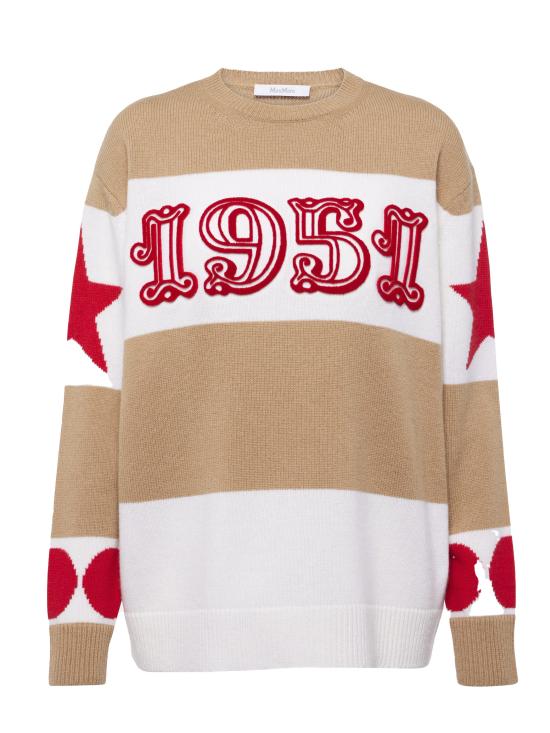  막스마라 긴팔 티셔츠 2421366121650DIRCE 007 CAMMELLO