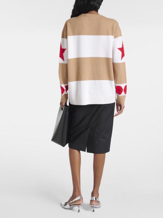  막스마라 긴팔 티셔츠 2421366121650DIRCE 007 CAMMELLO - MAX MARA