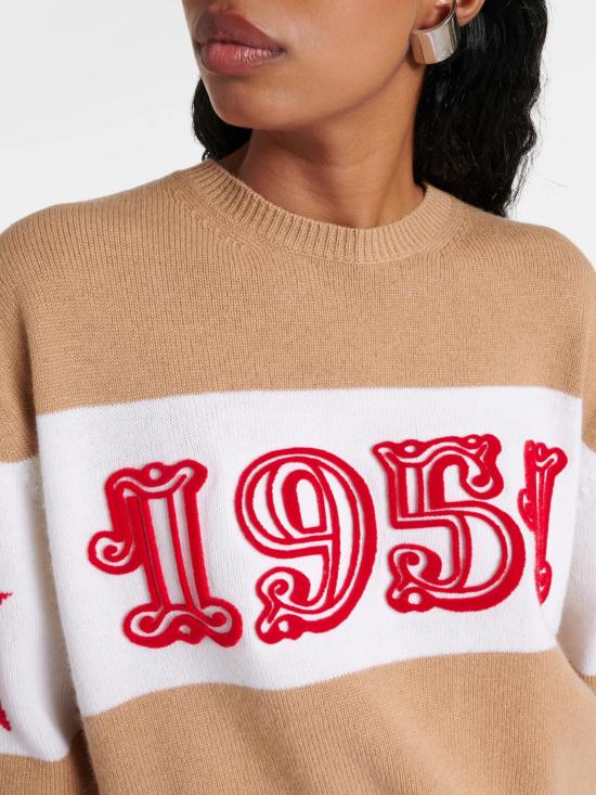 24FW 막스마라 긴팔 티셔츠 2421366121650DIRCE 007 CAMMELLO - MAX MARA