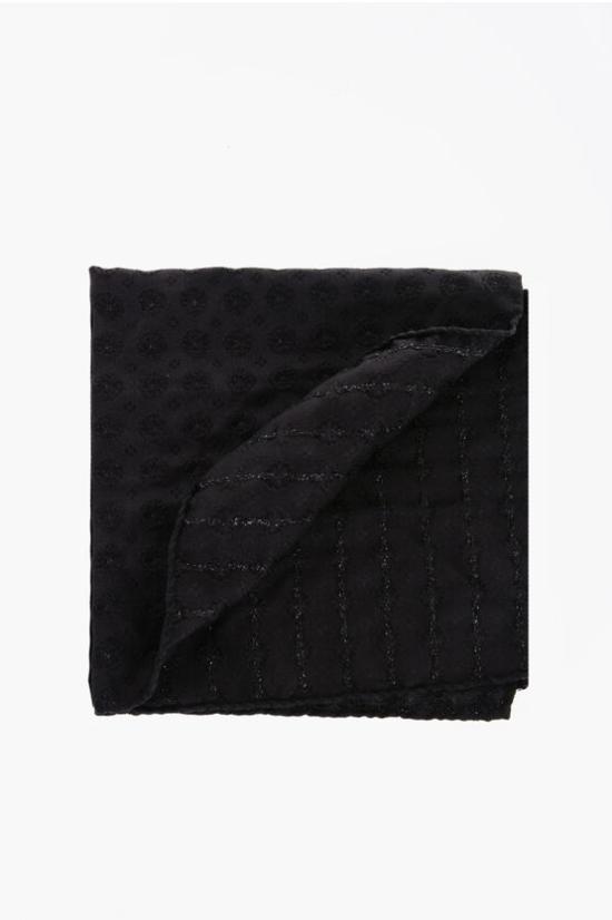  꼬르넬리아니 머플러/스카프 FAZZ BLK EMB SILK Black