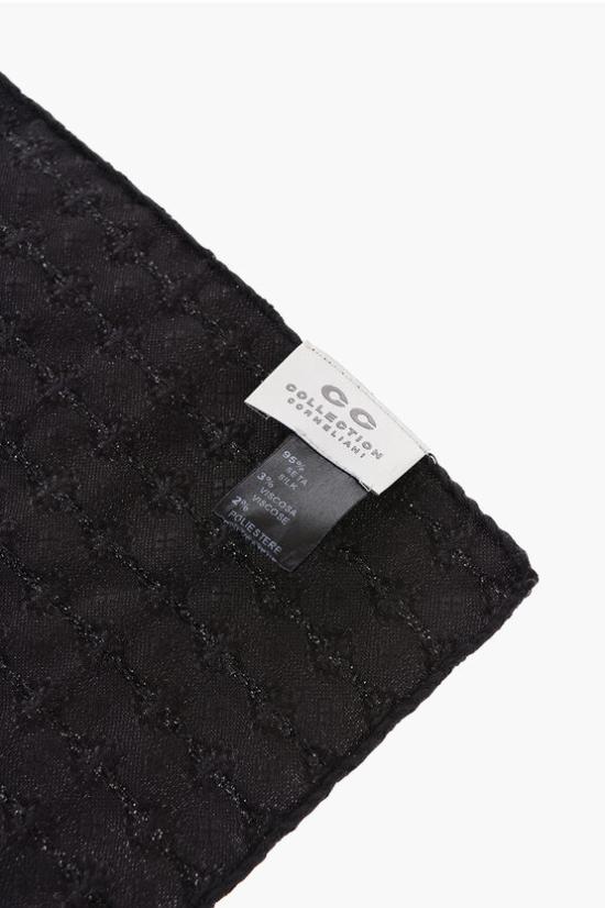  꼬르넬리아니 머플러/스카프 FAZZ BLK EMB SILK Black - CORNELIANI