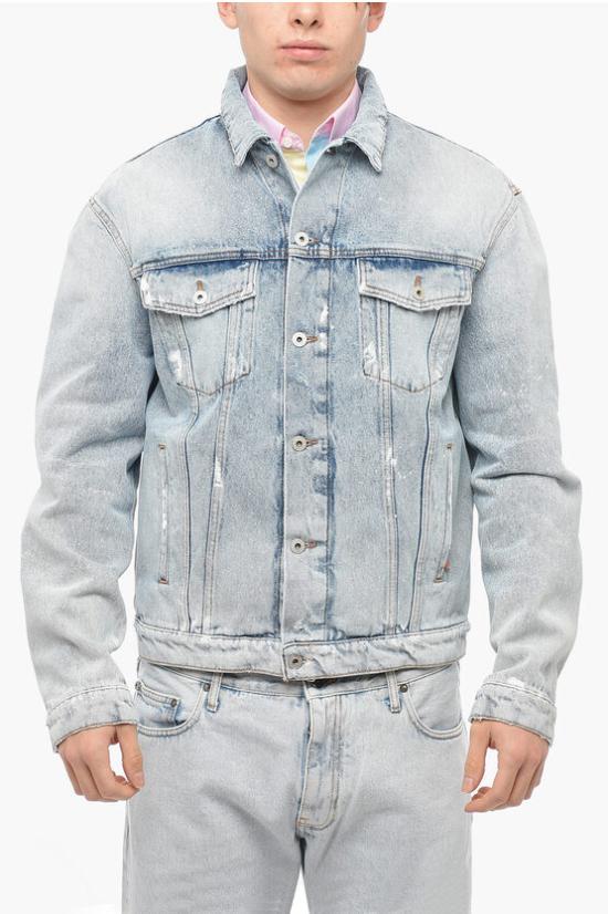  헤론 프레스톤 데님 자켓 HMYE012S23DEN003 4000 Blue