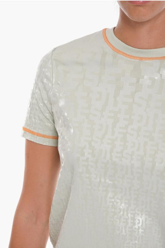  디젤 반팔 티셔츠 A08256 0CCAB 9CR Gray - DIESEL