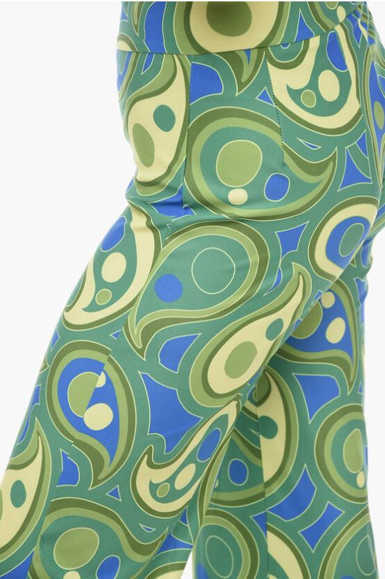  에비뉴 몬타인 플레어 팬츠 FLAVIA F1653 IMPULSE Green - AVENUE MONTAIGNE