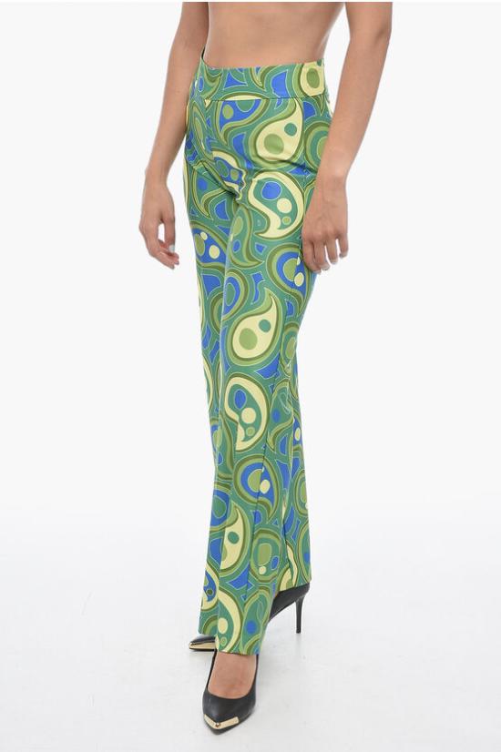  에비뉴 몬타인 플레어 팬츠 FLAVIA F1653 IMPULSE Green