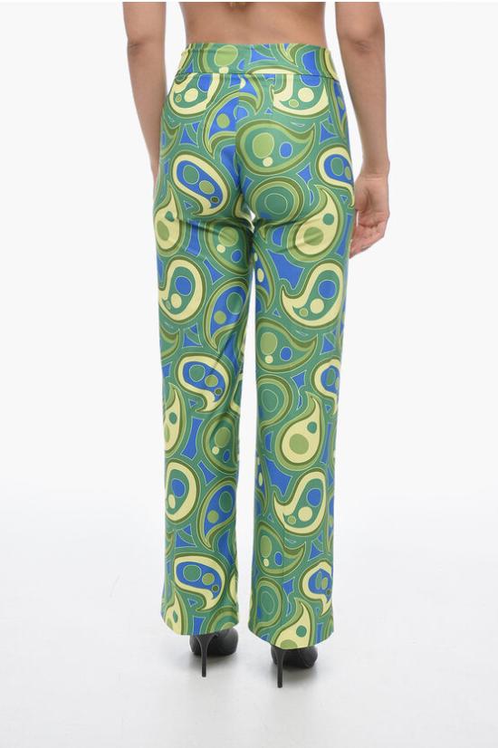  에비뉴 몬타인 플레어 팬츠 FLAVIA F1653 IMPULSE Green - AVENUE MONTAIGNE