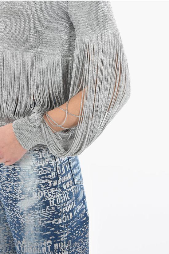  보테가베네타 스웨터 686024V1M40 K 1156 Silver - BOTTEGA VENETA