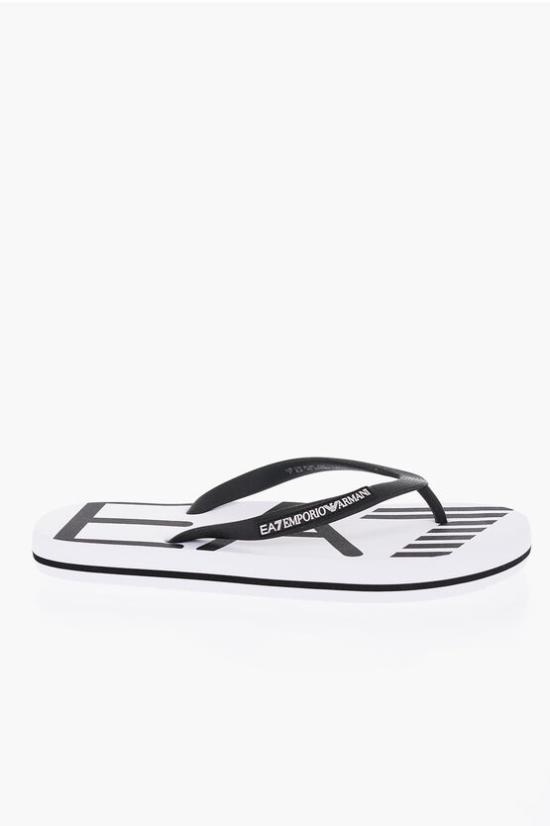  엠포리오 아르마니 뮬/슬리퍼 XCQ004 XK196 F D611 Black White - EMPORIO ARMANI