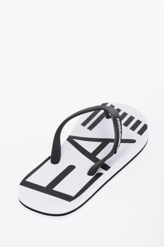  엠포리오 아르마니 뮬/슬리퍼 XCQ004 XK196 F D611 Black White - EMPORIO ARMANI