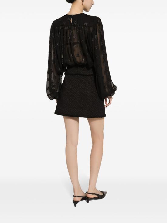 24FW 돌체앤가바나 숏 스커트 F4CR5T GDCLW N0000 NERO - DOLCE & GABBANA