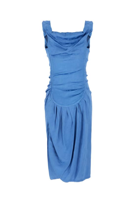 24FW 비비안웨스트우드 미디 원피스 1101031TW00WV K208 BLUE - VIVIENNE WESTWOOD